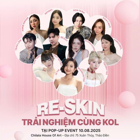 RE-SKIN EVENT – Hành Trình Tái Sinh Làn Da