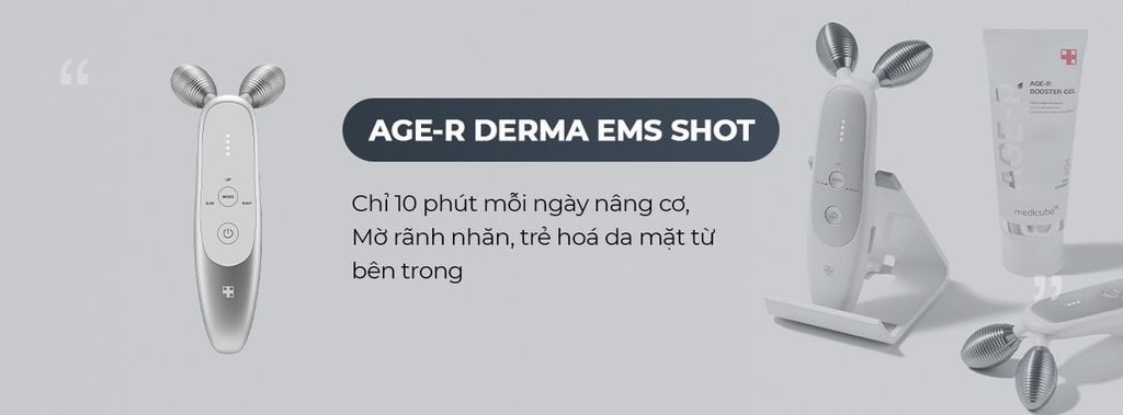 Thiết bị nâng cơ, trẻ hoá da AGE-R Derma EMS Shot