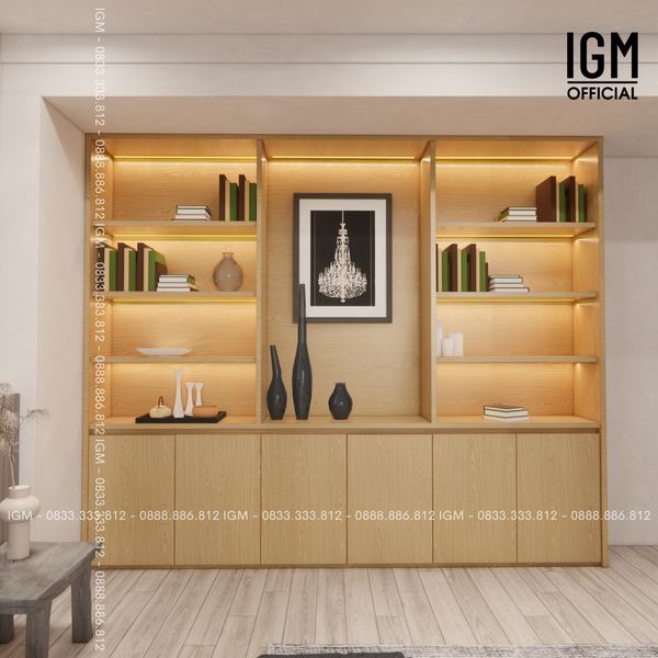 Sử dụng gỗ MDF trong sản xuất đồ nội thất văn phòng.