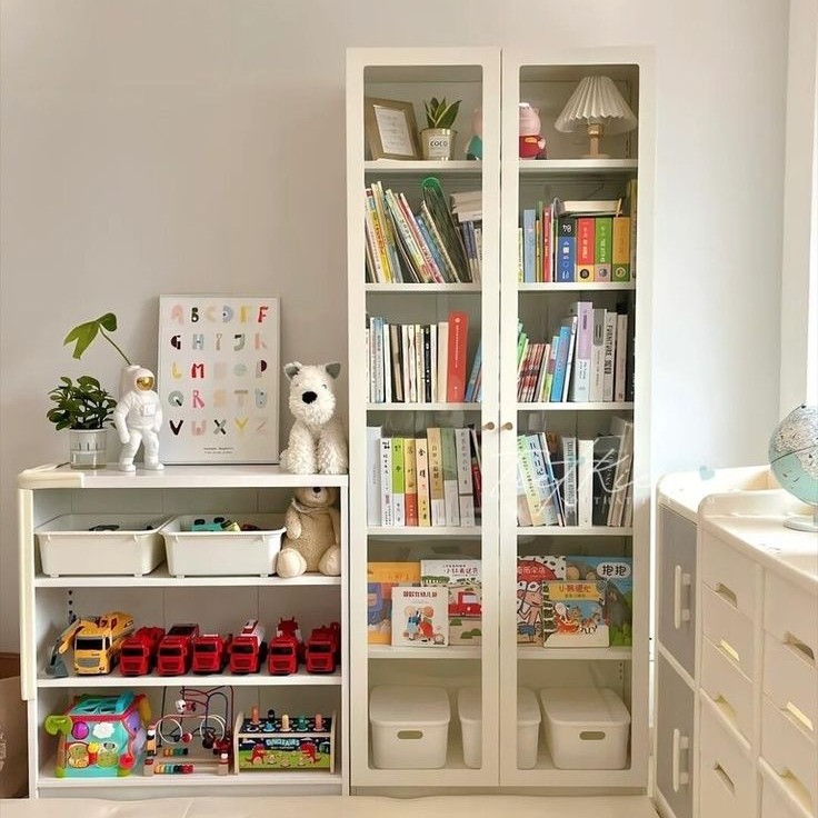 Cách sắp xếp đồ trên kệ tủ một cách khoa học.