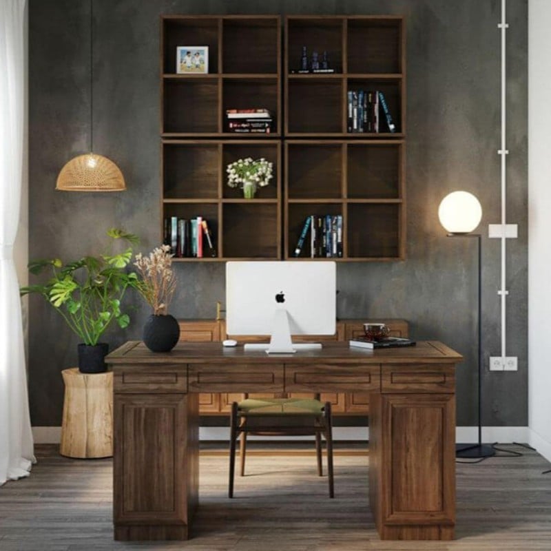 Phong cách Retro là gì? Gợi ý decor góc làm việc theo phong cách Retro.