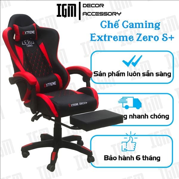 Ghế Gaming Extreme Zero S+ Tay Cố Định Chân Xoay 360 Độ Linh Hoạt ...