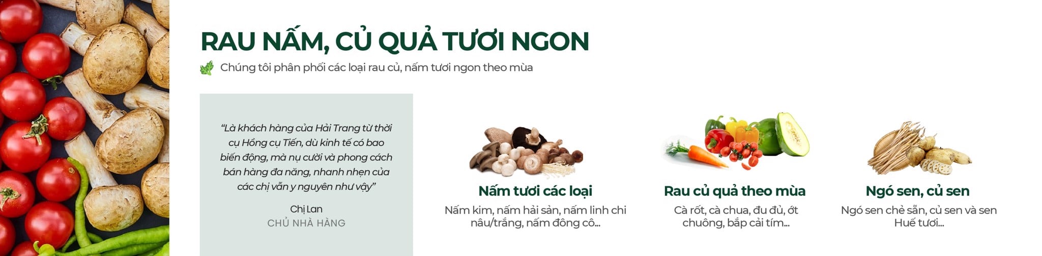 Rau Nấm Củ Quả Tươi | Hải Trang