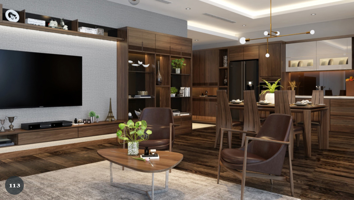 Trang trí nội thất nhà đẹp với gỗ óc chó đen gỗ Óc Chó đen