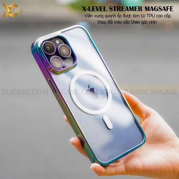 Ốp X-Level Streamer Magsafe cho iPhone