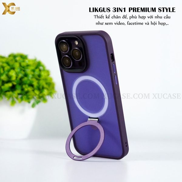 Ốp Likgus 3in1 Premium Style chính hãng cho iPhone