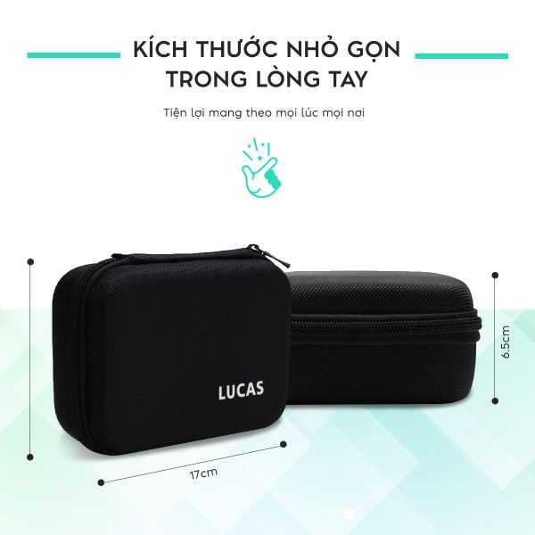 Túi đựng phụ kiện Macbook Lucas