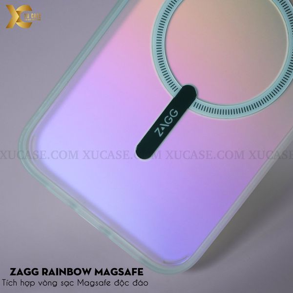 Ốp ZAGG Matte Iridescent w Magsafe chính hãng cho iPhone