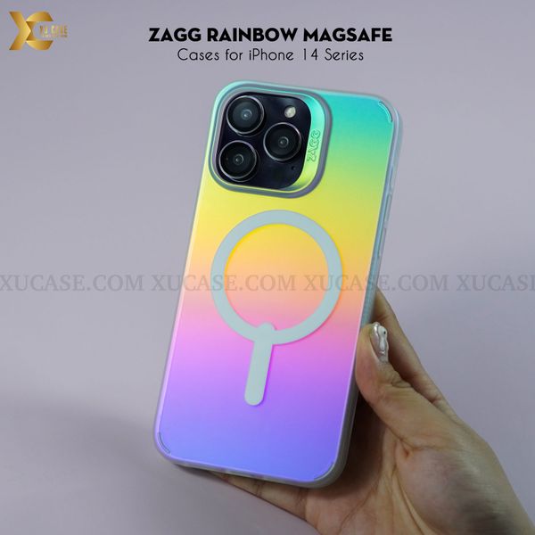 Ốp ZAGG Matte Iridescent w Magsafe chính hãng cho iPhone