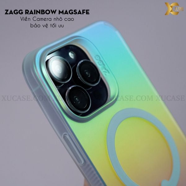 Ốp ZAGG Matte Iridescent w Magsafe chính hãng cho iPhone