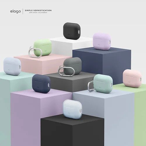 Ốp Airpods Elago Silicone Hang chính hãng cho Airpods Pro 2