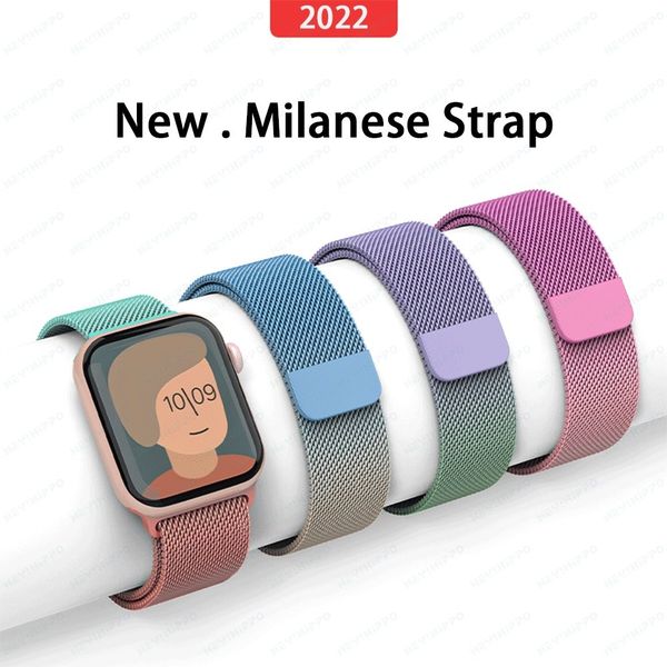 Dây thép Milanese Ombre cao cấp cho Apple Watch