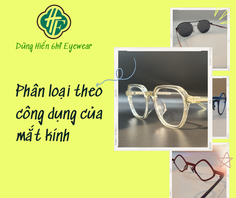 phân loại công dụng của kính