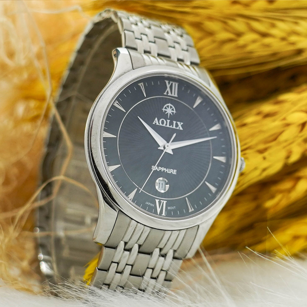 đồng hồ nam dây thép aolix al-9138g sapphire bảo hành chính hãng 5 năm