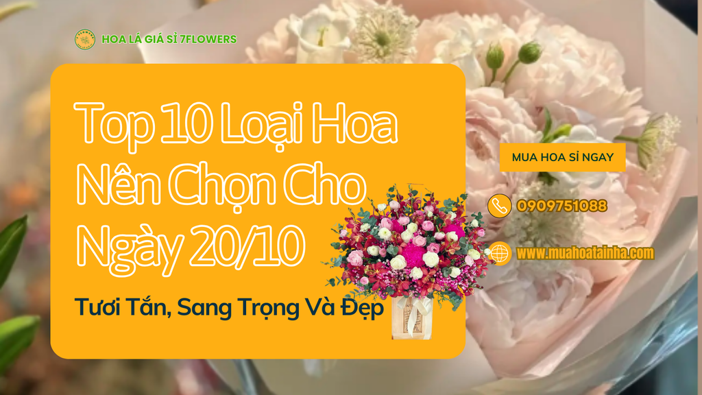 Top 10 Loại Hoa Nên Chọn Cho Ngày 20/10: Tươi Tắn, Sang Trọng Và Đẹp
