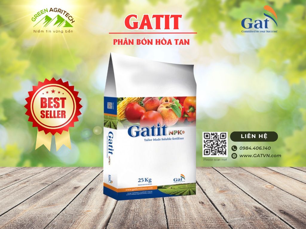 Giới thiệu các dòng phân bón hòa tan Gatit