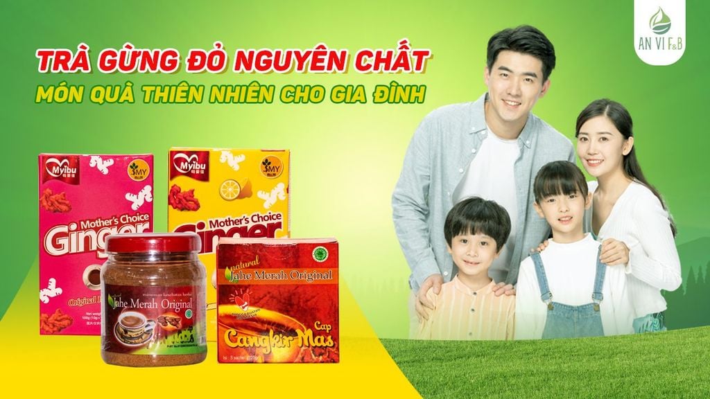 Trà Gừng đỏ nguyên chất - món quà thiên nhiên cho gia đình