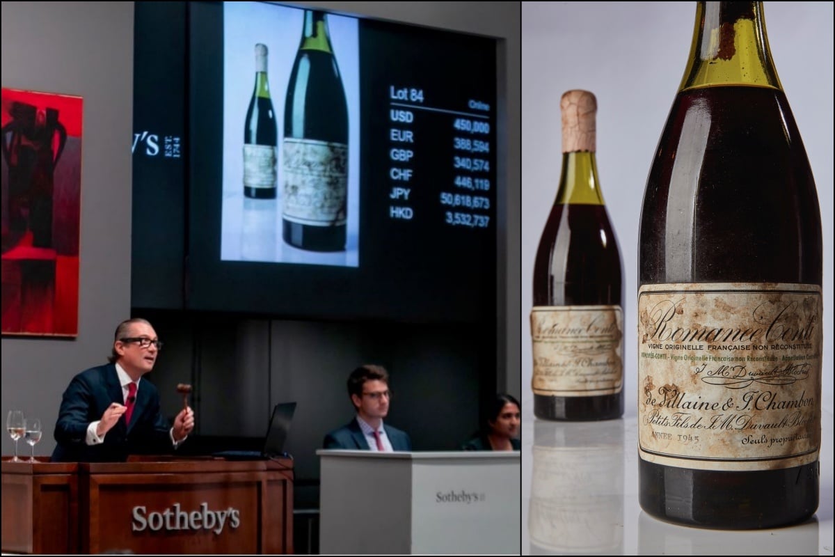 Chai rượu vang đắt nhất thế giới từng được bán: Romanée-Conti 1945