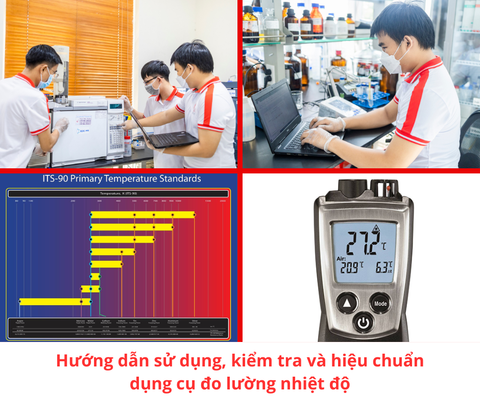 Hướng dẫn sử dụng, kiểm tra và hiệu chuẩn dụng cụ đo lường nhiệt độ