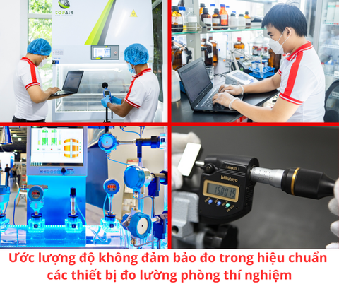 Ước lượng độ không đảm bảo đo trong hiệu chuẩn các thiết bị đo lường phòng thí nghiệm