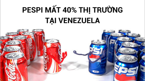 Pepsi: Quyết định sai lầm, Pepsi mất 40% thị phần tại Venezuela trong 1 ngày