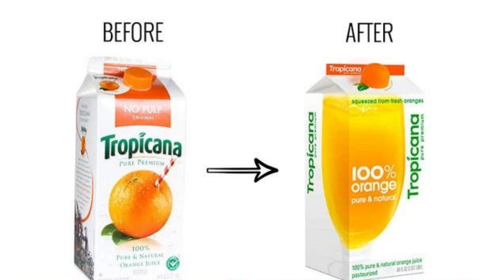 TROPICANA Phản ứng của người tiêu dùng về thiết kế bao bì AAU Academy