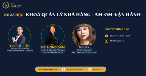 KHOÁ QUẢN LÝ NHÀ HÀNG - AM-OM-VẬN HÀNH