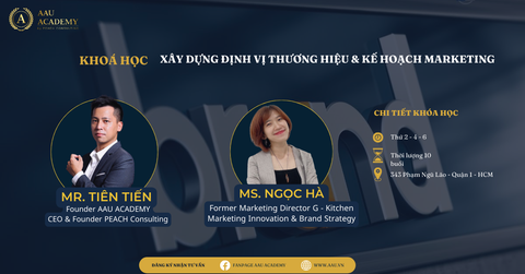 KHOÁ HỌC XÂY DỰNG ĐỊNH VỊ THƯƠNG HIỆU & KẾ HOẠCH MARKETING F&B