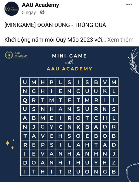 Minigame là một trong các loại content F&B trên mạng xã hội giúp tăng tương tác với khách hàng