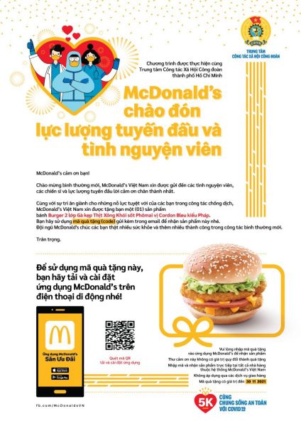 Content ngành F&B thể hiện trách nhiệm xã hội của McDonald's