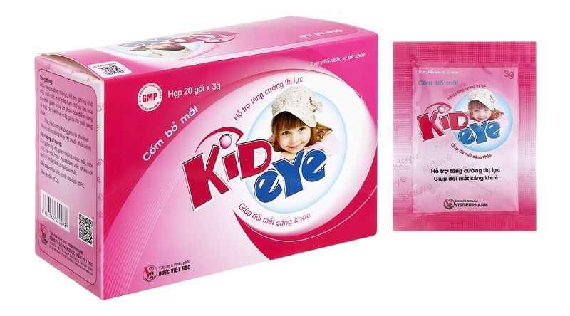 Kideye là thuốc chữa cận thị trẻ em giúp hỗ trợ thị lực