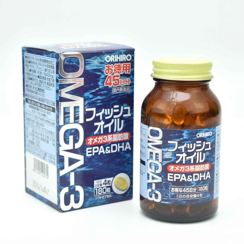 Omega 3 Orihiro là thuốc bổ mắt cận thị của Nhật Bản