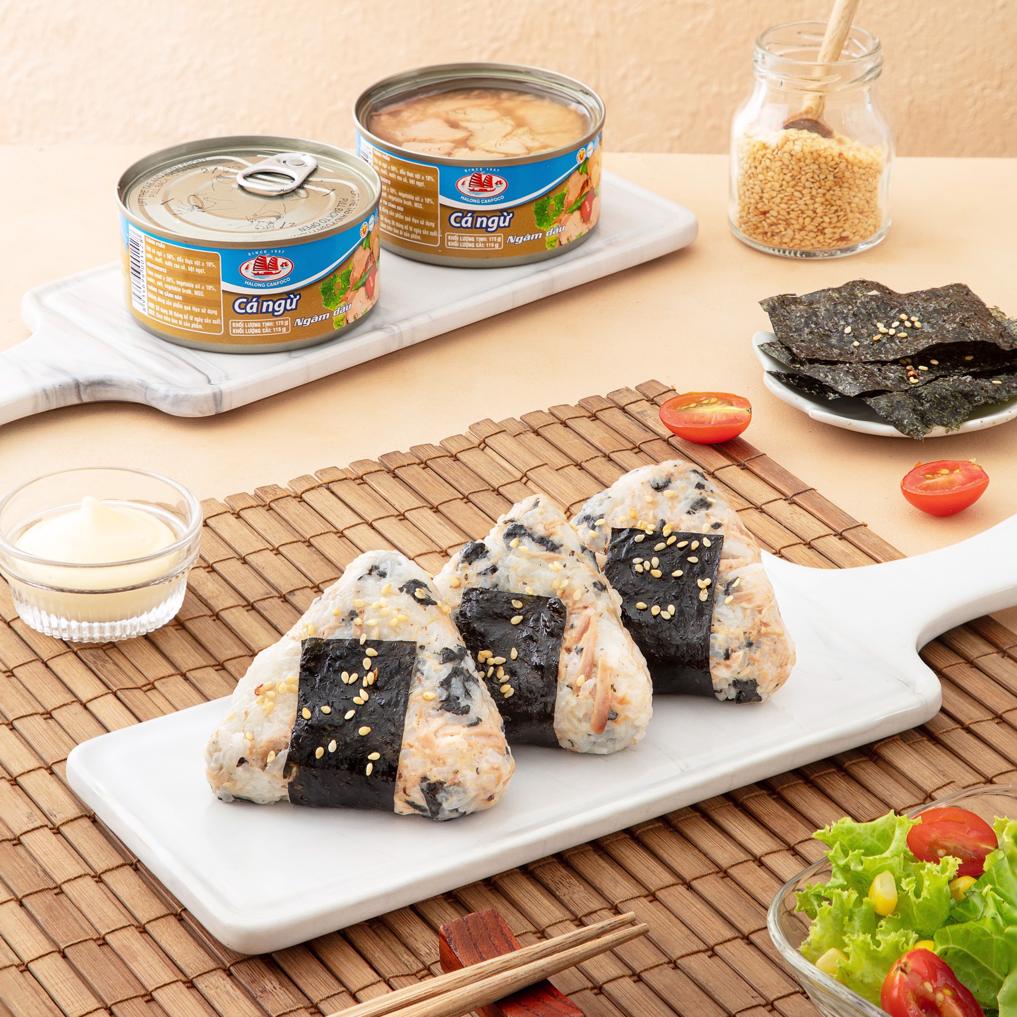 Tuna triangle kimbap Halong Canned Food Joint Stock Corporation