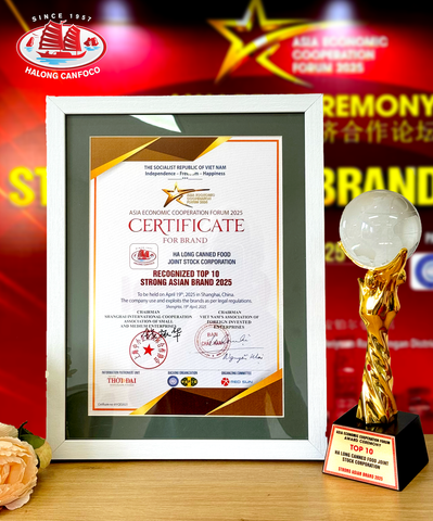 CERTIFICATE FOR TOP 10 STRONG ASIAN BRAND 2025