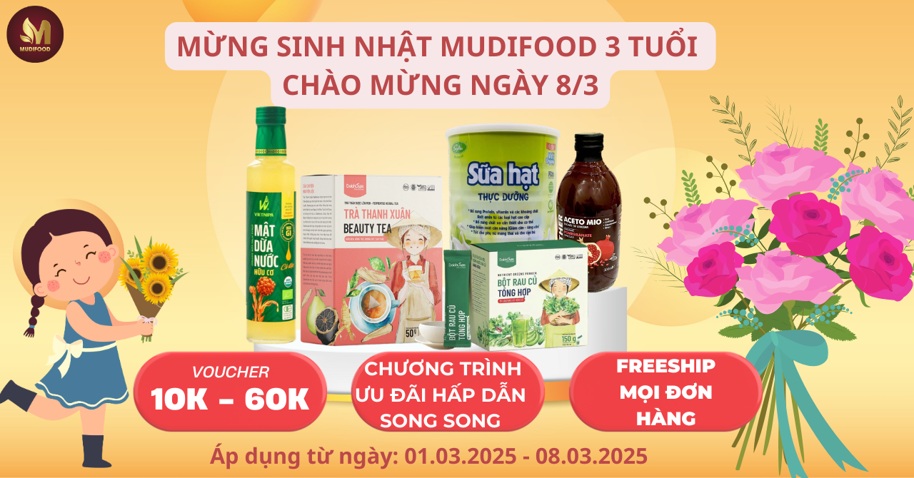 3 TUỔI RỰC RỠ – 8/3 XINH TƯƠI - TIỆC TRI ÂN BÙNG NỔ!