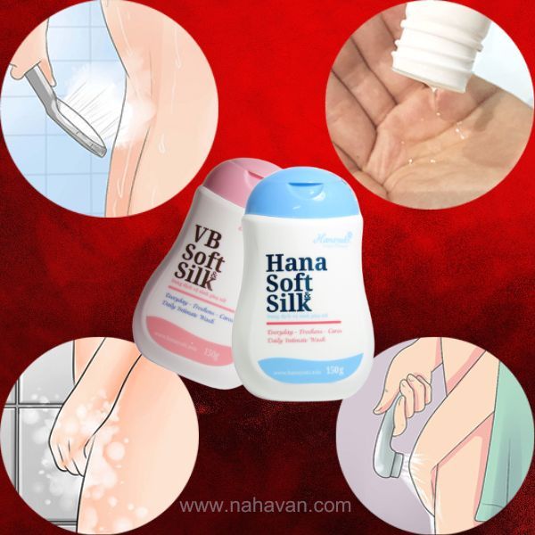 cách sử dụng dung dịch vệ sinh Hana Soft Silk