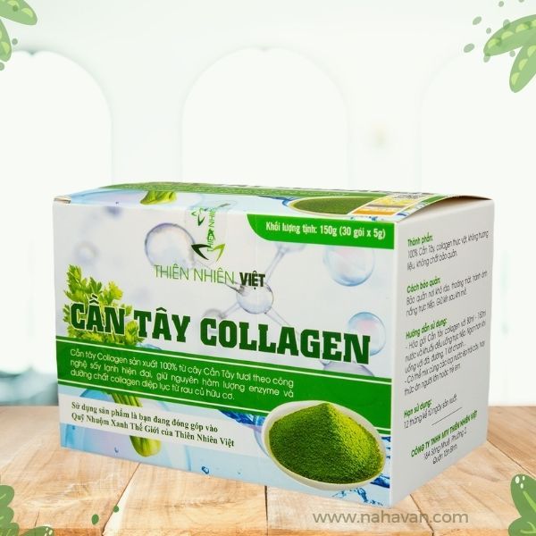 cần tây collagen thiên nhiên việt