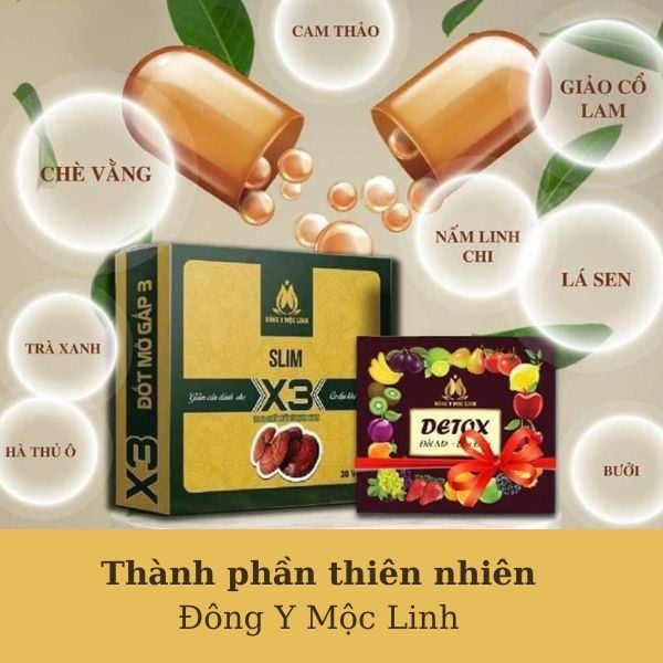 Thành phần giảm cân Slim X3