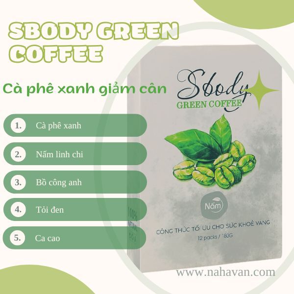 thành phần Sbody Green Coffee