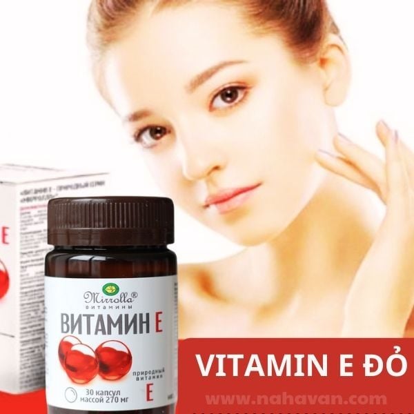 Vitamin E Đỏ Nga Đẹp Da
