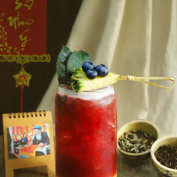 Công Thức Trà Trái Cây Thơm Việt Quất Mùa Tết