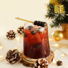 Công Thức Trà Trái Cây Việt Quất Lavender Mùa Noel