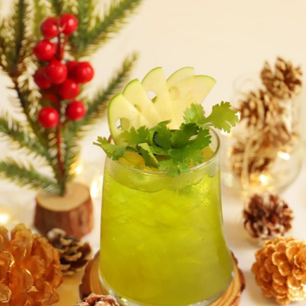 Công Thức Trà Trái Cây Táo Mùa Noel