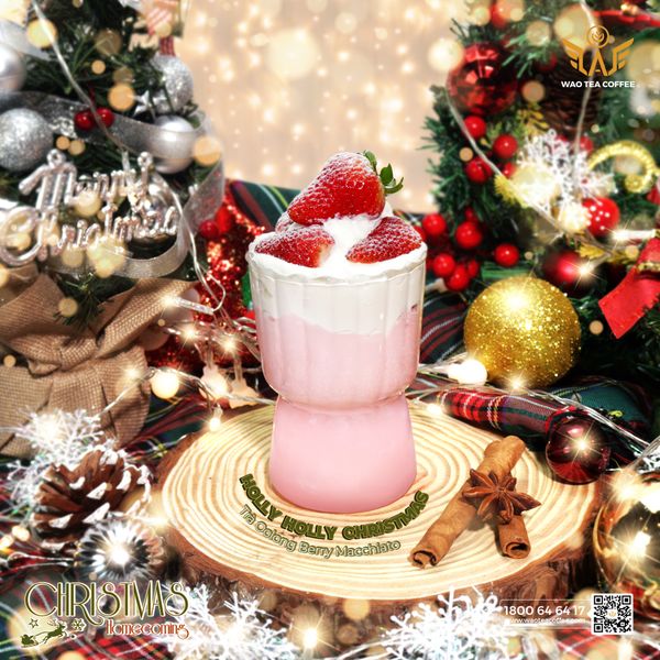 Trà Oolong Berry Macchiato