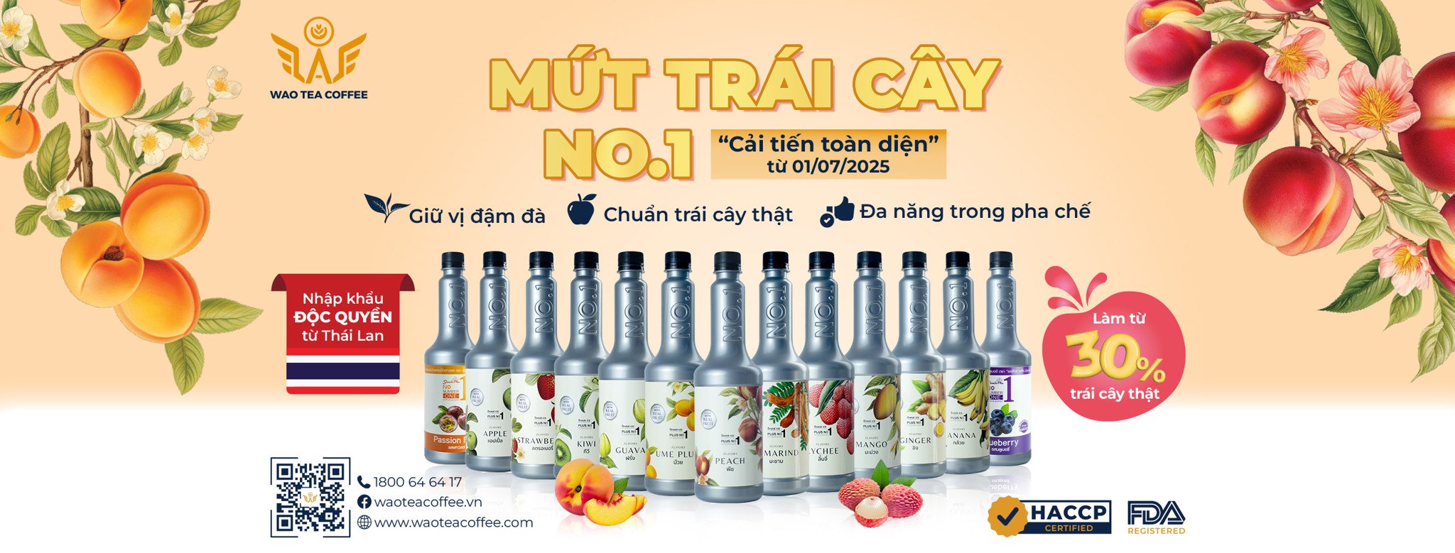 Mứt Trái Cây No.1 Cải Tiến Mới