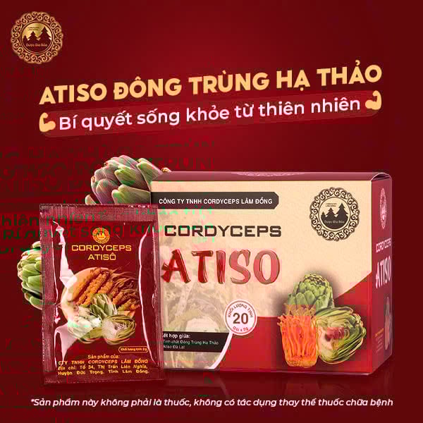 Atiso đông trùng hạ thảo - bí quyết sống khỏe từ thiên nhiên