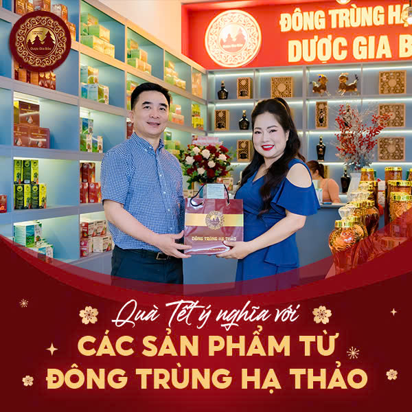 Quà Tết ý nghĩa với các sản phẩm từ đông trùng hạ thảo