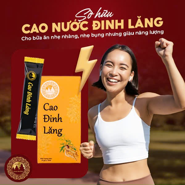 Sở hữu cao nước đinh lăng chứa tinh chất đông trùng hạ thảo