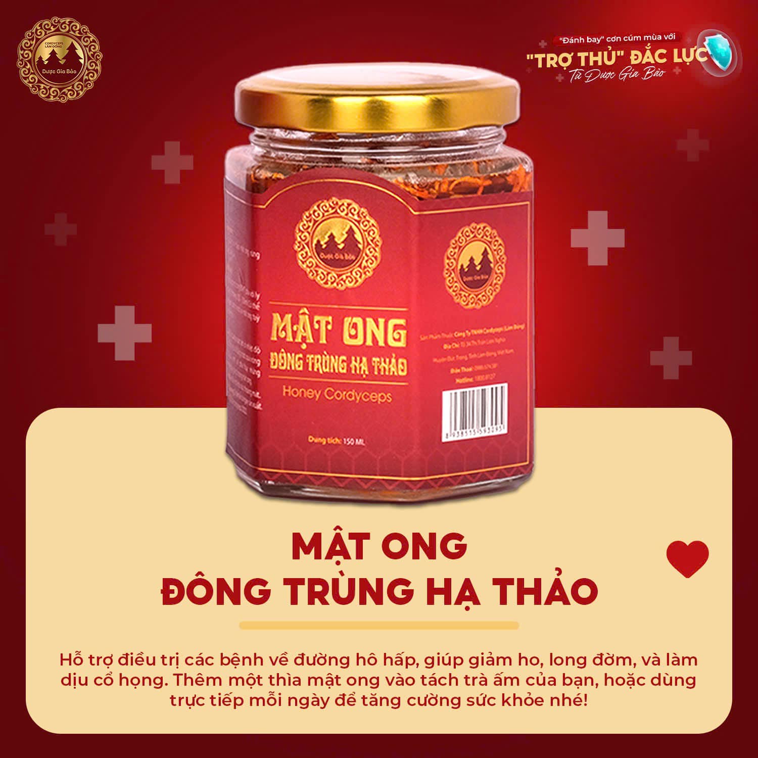 cach bao quan mat ong dong trung ha thao
