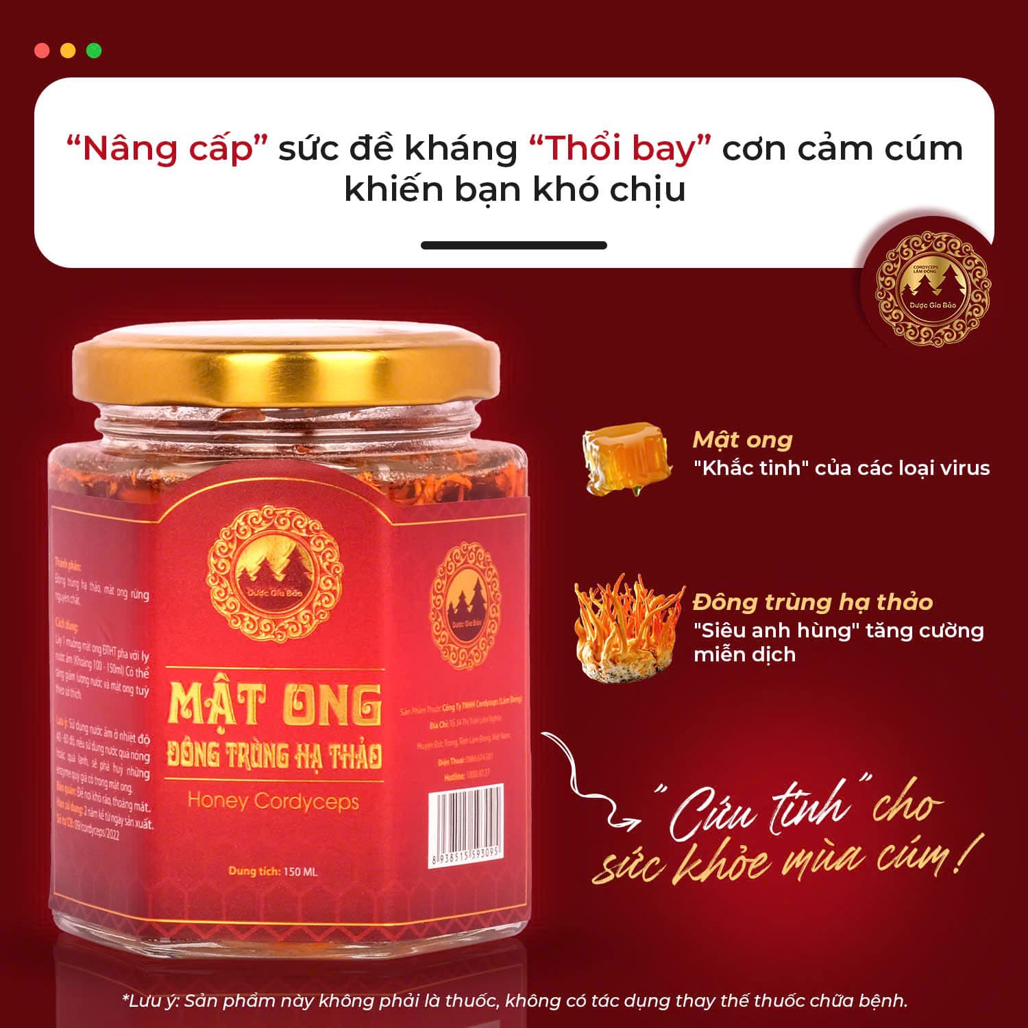 dinh duong tu nhien mat ong dong trung ha thao
